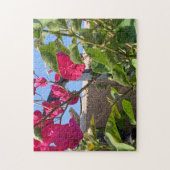 Garten-Echse beim Spähen Puzzle (Vertikal)