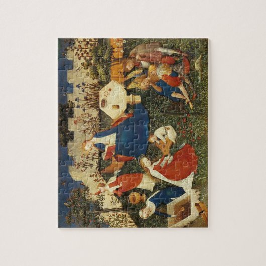 Garten Eden Mittelalter Kunst Puzzle (Vertikal)