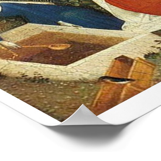 Garten: Eden Mittelalter Poster (Ecke)