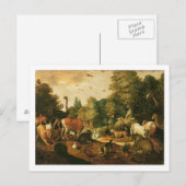 Garten Eden (Öl auf Leinwand) Postkarte (Vorne/Hinten)