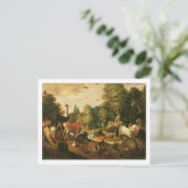 Garten Eden (Öl auf Leinwand) Postkarte (Stehend Vorderseite)