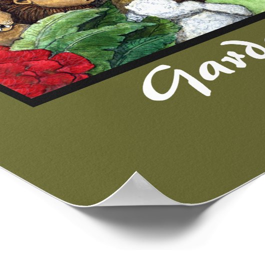 Garten Eden Print Poster (Ecke)