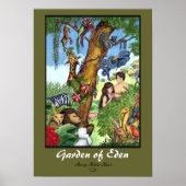 Garten Eden Print Poster (Vorne)