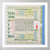 Garten eines hochrangigen ägyptischen Dignitars, a Poster (Vorne)