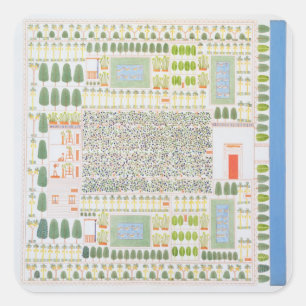 Garten eines hochrangigen ägyptischen Dignitars, a Quadratischer Aufkleber