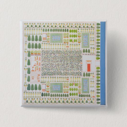 Garten eines hohen ägyptischen Würdenträgers, von Button (Vorderseite)