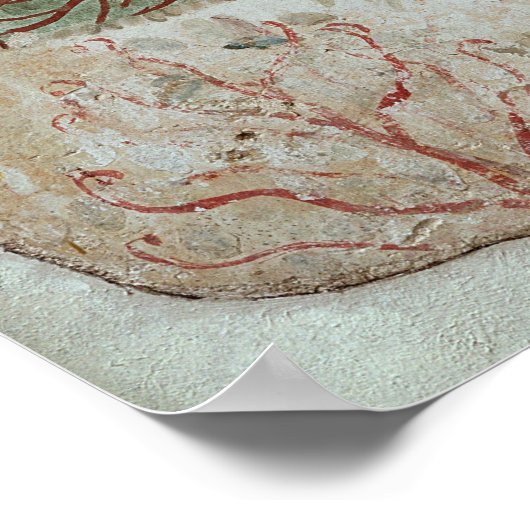 Garten eines privaten Anwesens mit einem Zierwerk Poster (Ecke)