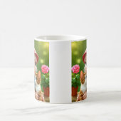 Garten-Elf-Katze Kaffeetasse (Mittel)