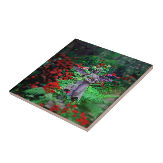 Garten-Engel Fliese (Seite)