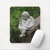 Garten-Engel Mousepad (Mit Mouse)