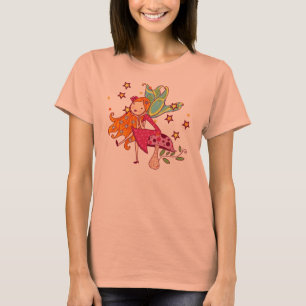 Garten-Fee auf Pilz T-Shirt