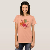 Garten-Fee auf Pilz T-Shirt (Vorne ganz)