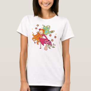 Garten-Fee auf Pilz T-Shirt