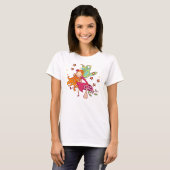 Garten-Fee auf Pilz T-Shirt (Vorne ganz)