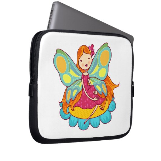 Garten-Fee Laptopschutzhülle (Vorne Rechts)