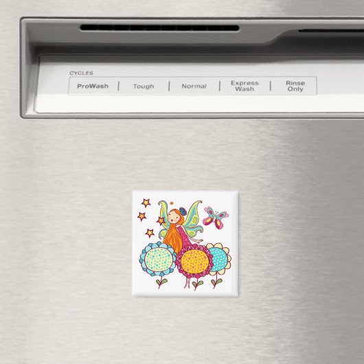 Garten-Fee mit Blumen Magnet (In Situ (Geschirrspüler))