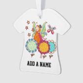 Garten-Fee mit Blumen Ornament (Vorderseite)