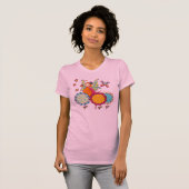 Garten-Fee mit Blumen T-Shirt (Vorne ganz)