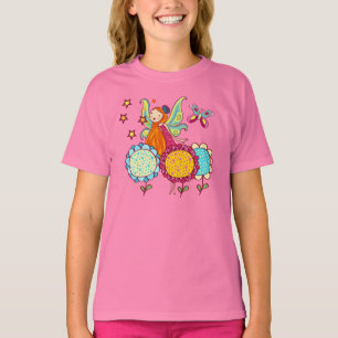 Garten-Fee mit Blumen T-Shirt