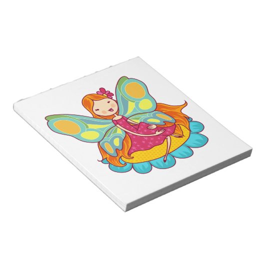 Garten-Fee Notizblock (angewinkelt)