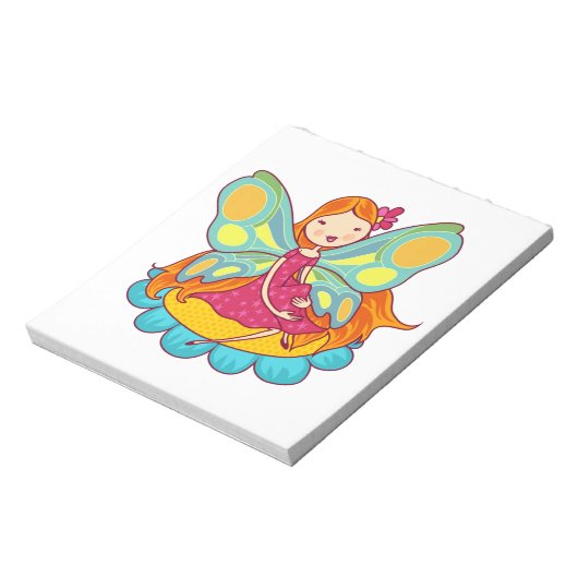 Garten-Fee Notizblock (Rotiert)