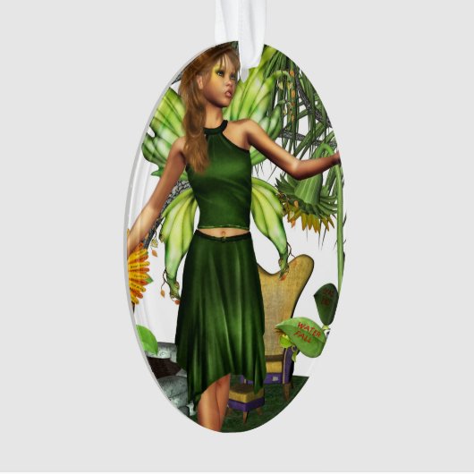 Garten-Fee Ornament (Vorderseite)