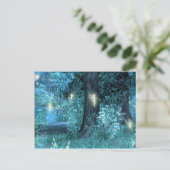 Garten-Fee-Postkarte Postkarte (Stehend Vorderseite)