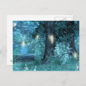 Garten-Fee-Postkarte Postkarte (Vorne/Hinten)