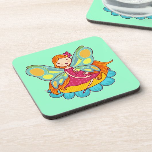 Garten-Fee Untersetzer (Linke Seite)