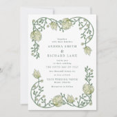 Garten-Feinmärchen-Hochzeitseinladungen Einladung (Vorderseite)