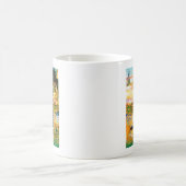 Garten - flach überzogener Retriever Kaffeetasse (Mittel)
