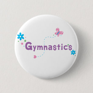Garten-Flattern-Gymnastik Button