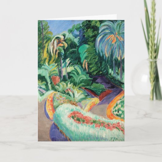 Garten | Francisco Iturrino Karte (Vorderseite)