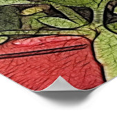 Garten Frische Heirloom Tomaten Poster (Ecke)