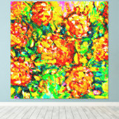 Garten Frische Pasta machen Leinwanddruck (Insitu (Holzboden))