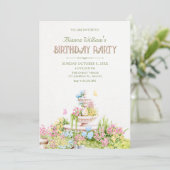 Garten Geburtstag Einladung (Stehend Vorderseite)