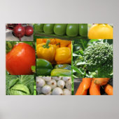 Garten Gemüsegarten Poster (Vorne)