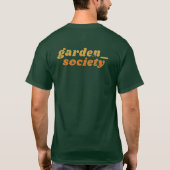 Garten Gesellschaft- Grunge-Logo T-Shirt (Rückseite)