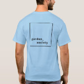 Garten Gesellschaft - Minimalist T-Shirt (Rückseite)