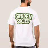 Garten Gesellschaft-Retro-Logo T-Shirt (Rückseite)