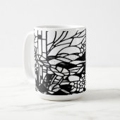 Garten Glasmalerei Kaffeetasse (Vorderseite Links)