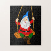 Garten-Gnome auf dem Swing Puzzle (Vertikal)