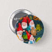 Garten Gnome Button (Vorne & Hinten)