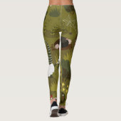 Garten Gnomes: Humorreiche Fauna. Leggings (Rückseite)