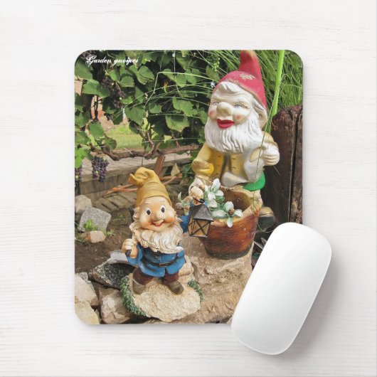 Garten Gnomes Mousepad (Mit Mouse)