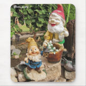 Garten Gnomes Mousepad (Vorne)