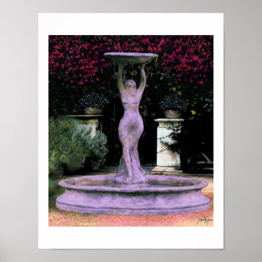 Garten Göttin ~ Druck / Poster (Vorne)