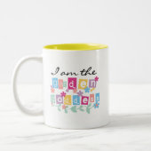 Garten-Göttin-T-Shirts und Geschenke Zweifarbige Tasse (Links)