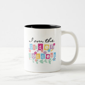 Garten-Göttin-T-Shirts und Geschenke Zweifarbige Tasse