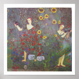 Garten-Grazien - Collage-Kunst Poster